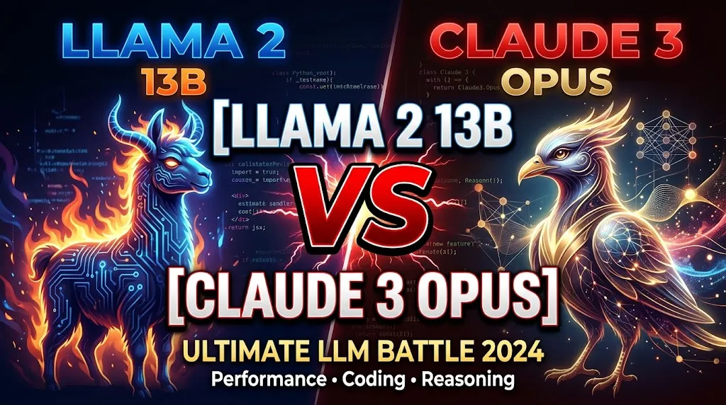 Llama 2 13B VS Claude 3 Opus