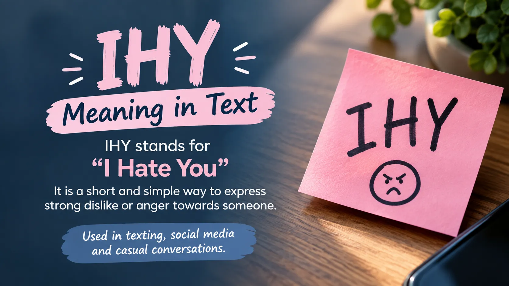 IHY meaning in text