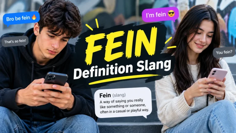 Fein Definition Slang