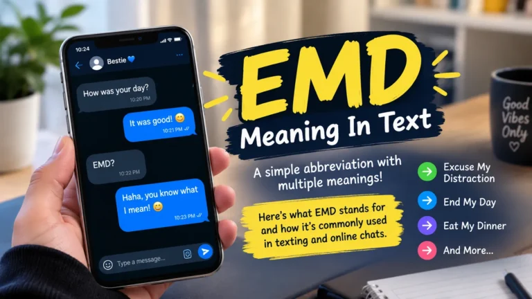 EMD Meaning In Text