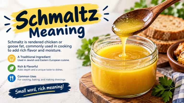 Schmaltz Meaning