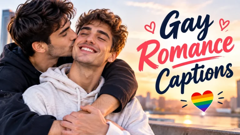 Gay Romance Captions
