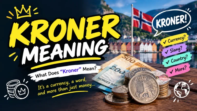Kroner Meaning