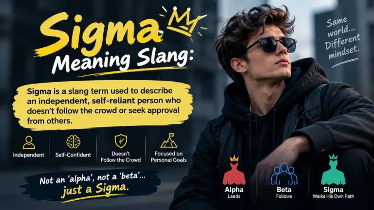 Sigma Meaning Slang