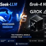 DeepSeek‑LLM VS Grok-4 Heavy
