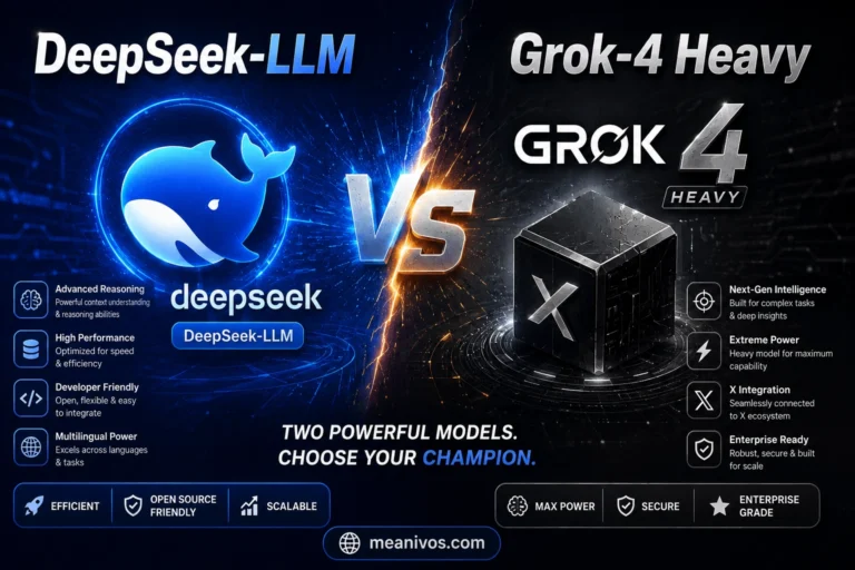 DeepSeek‑LLM VS Grok-4 Heavy
