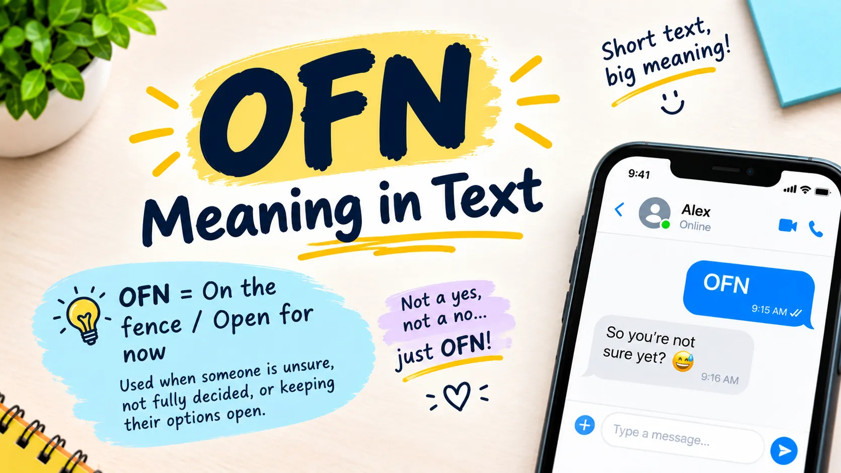 OFN Meaning in Text