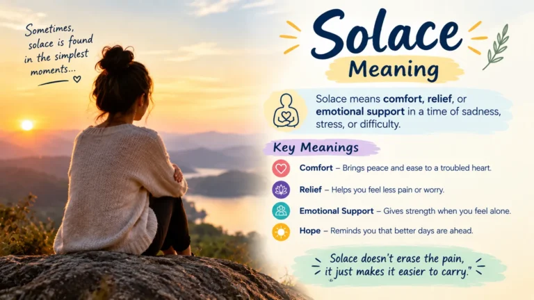 Solace Meaning
