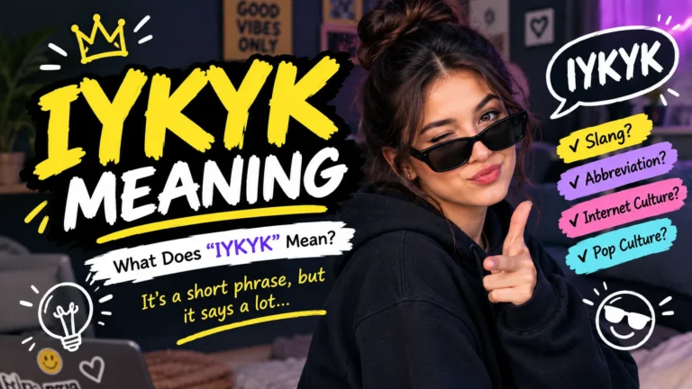 IYKYK Meaning