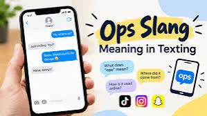 Ops Meaning Slang
