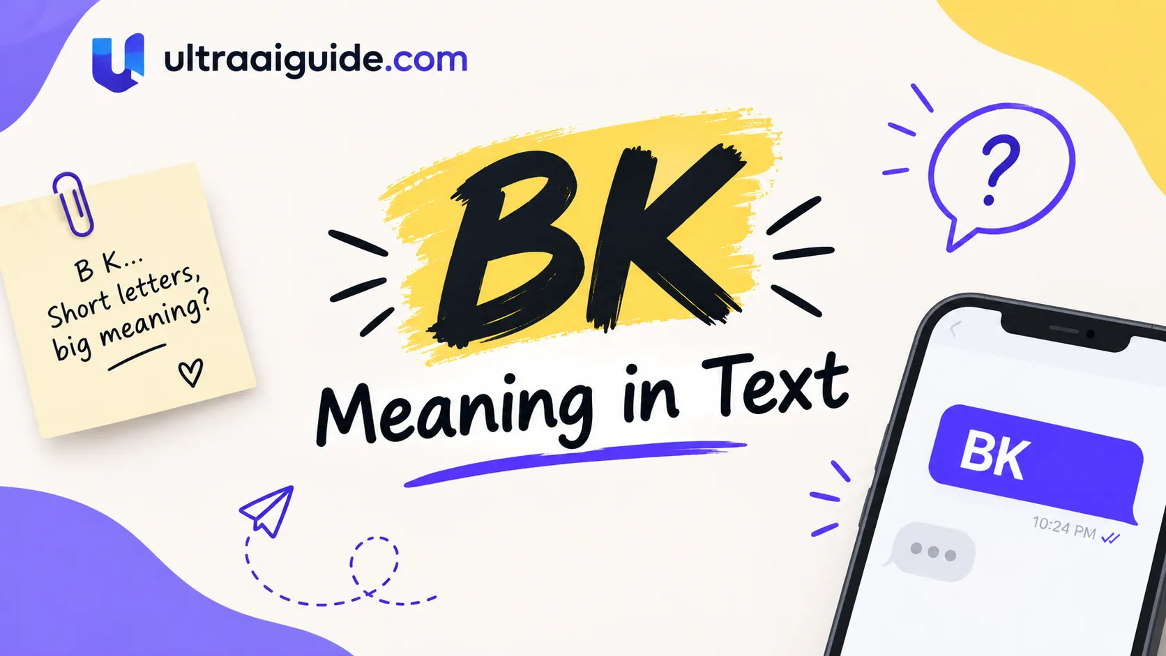 BK Meaning in Text