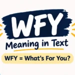 WFY meaning in text