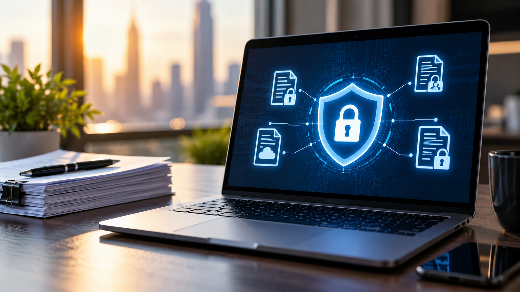 Digital rights management protecting sensitive documents beyond end-to-end encryption