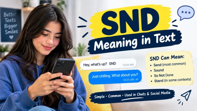 SND Meaning in Text