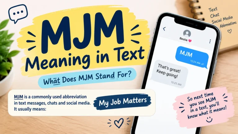 MJM Meaning in Text